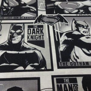 Awesome "THE MAN OF STEEL & THE DARK KNIGHT" Handmade Cotton Pillowcase